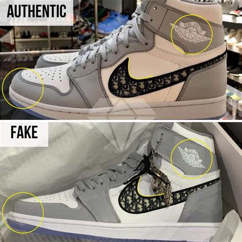 dior jordan 1 real vs fake|air jordan dior price original.